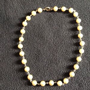 Faux Pearl Choker